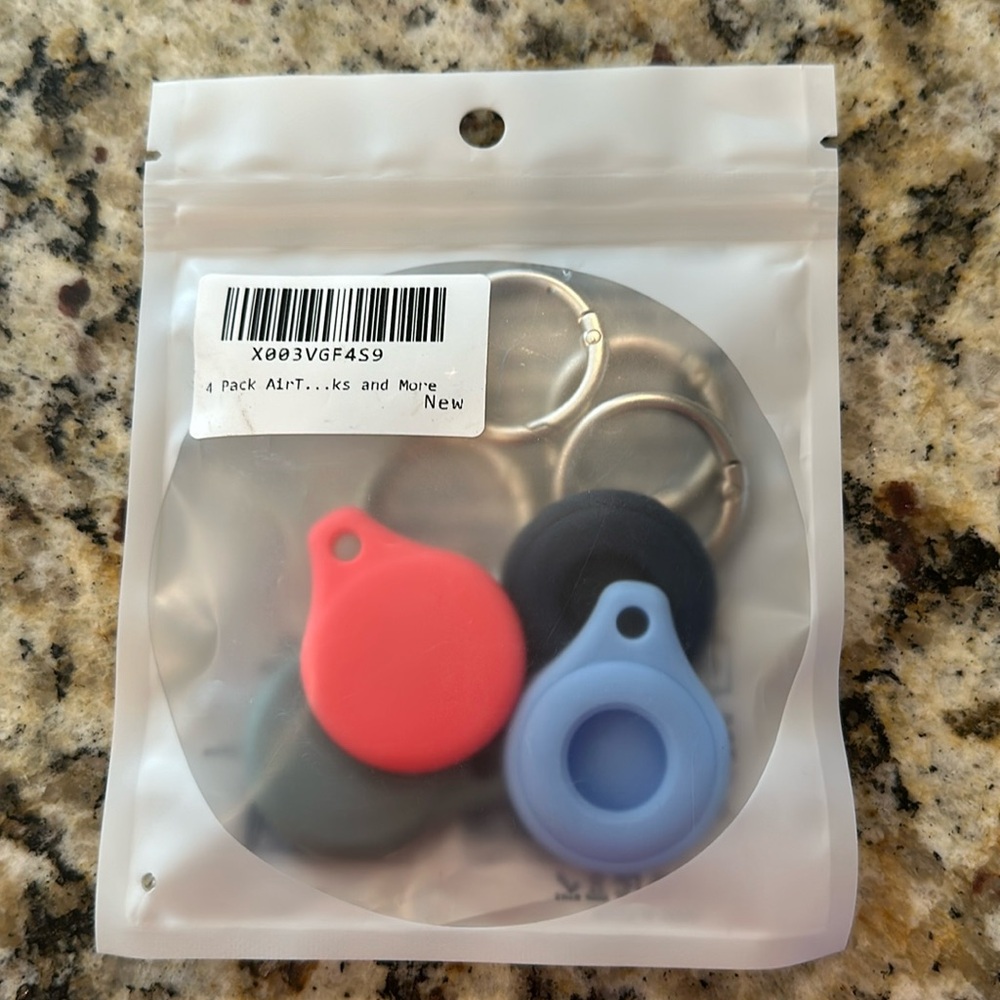 New in Package AirTag cases and rings 4 pack